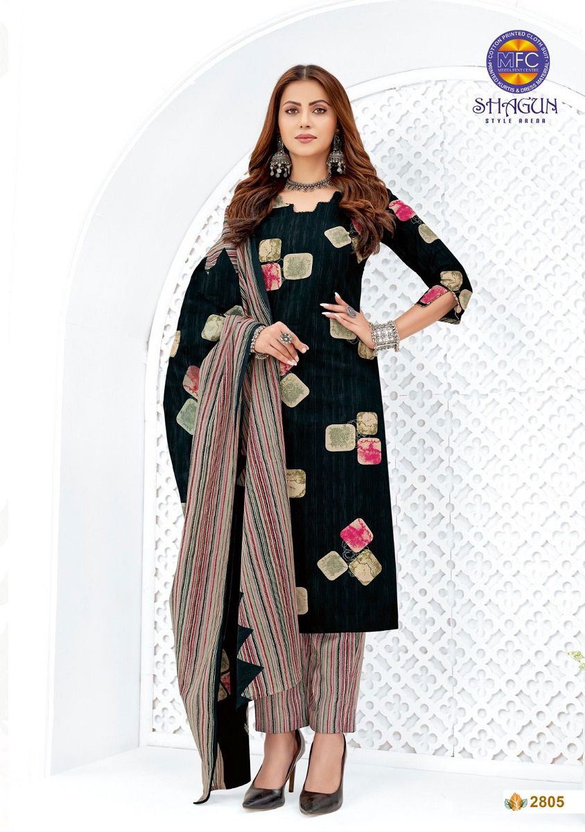 Mfc Shagun 28 Printed Cotton Readymade Suits Catalog
